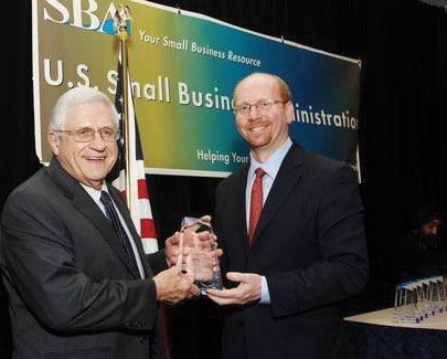 Frank Rose, of Radiance Technologies, receives a Tibbetts Award