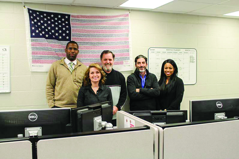 Ft. Gordon Training Team (From L to R): Kevin Briggins, Ashley McDonald, Robert Tipton, Michael Lunghi, and Chelsea Burnough.